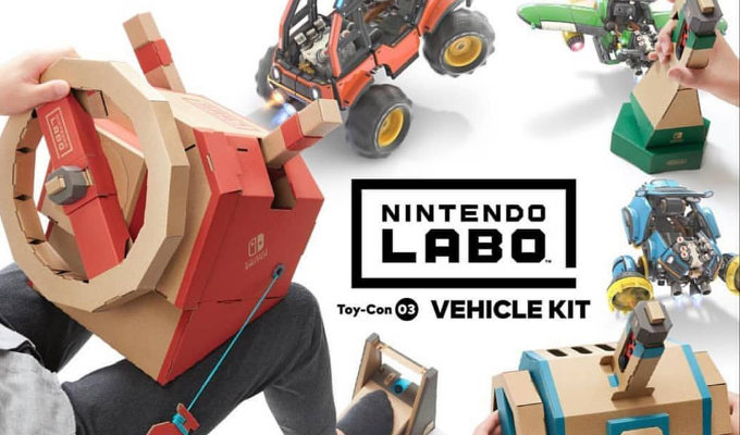 Nintendo anuncia el nuevo Nintendo Labo: Vehicle Kit