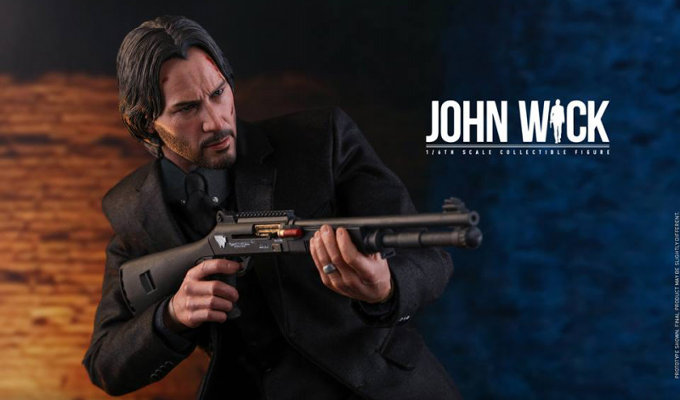 Mira esta impresionante figura de John Wick