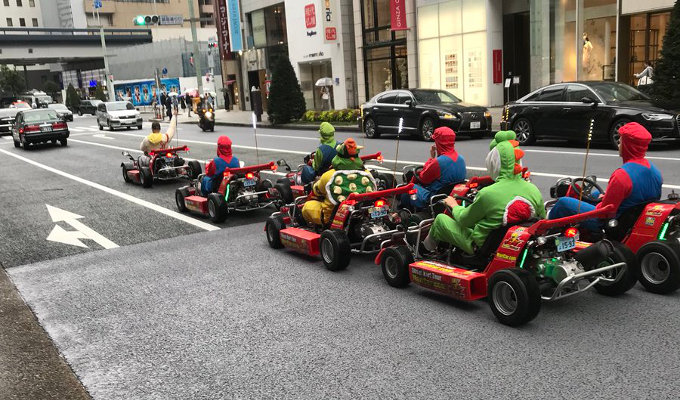 El Mario Kart “Pirata” sigue en Japón