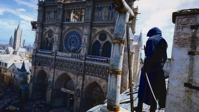 Jugadores de Assassin's Creed Unity rinden conmovedor homenaje a Notre Dame
