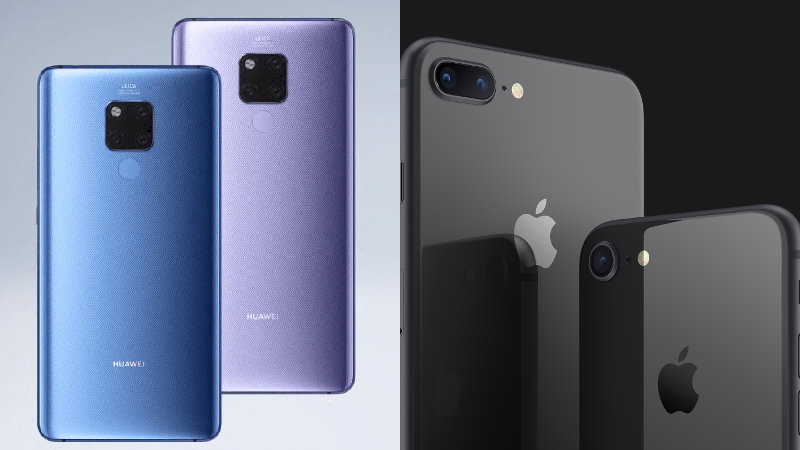 Huawei y Apple trabajarían juntos para el próximo iPhone