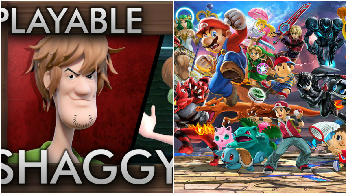 Un usuario agrego mod de Shaggy en Super Smash Bros. Ultimate