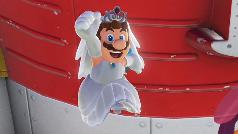 Como se vería Mario en versión femenina.