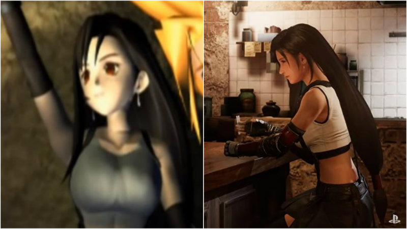 Modifican los senos de Tifa en Final Fantasy VII
