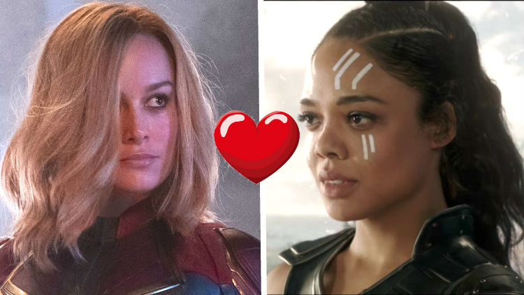 Capitana Marvel y Valkyrie tendrían un romance en el MCU