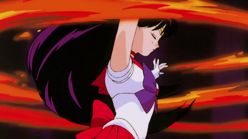 Sailor Moon: Hacen su propia versión de Sailor Mars con 'fuego' .