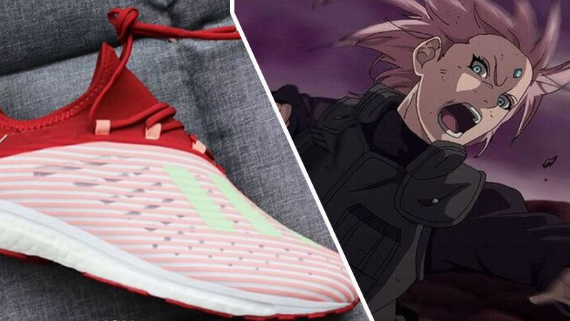 Tenis adidas de Naruto - Modelo Sakura Haruno