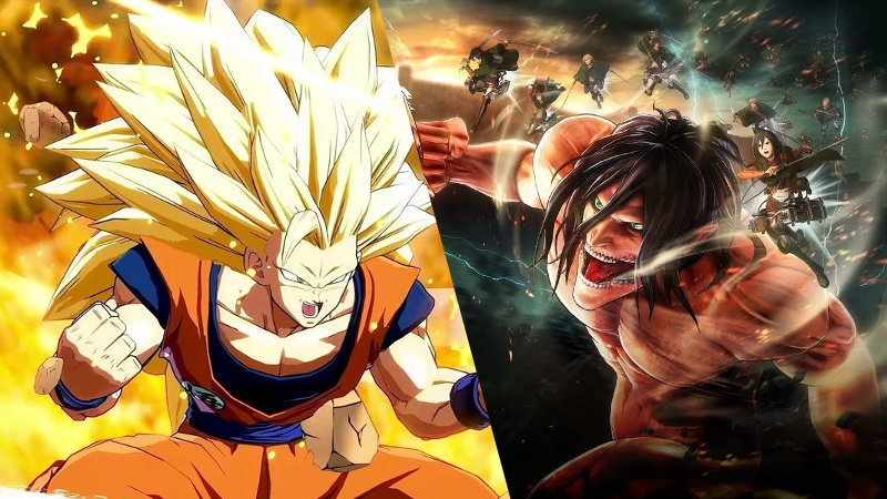 Goku se convierte en Titán de Attack on Titan en extraño crossover