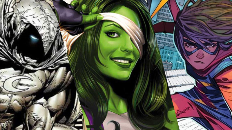 Marvel Studios anuncia series de She-Hulk, Ms. Marvel y Moon Knight para Disney+