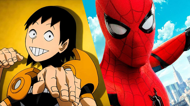 Hanta Sero de My Hero Academia y Spider-Man unidos por el cosplay