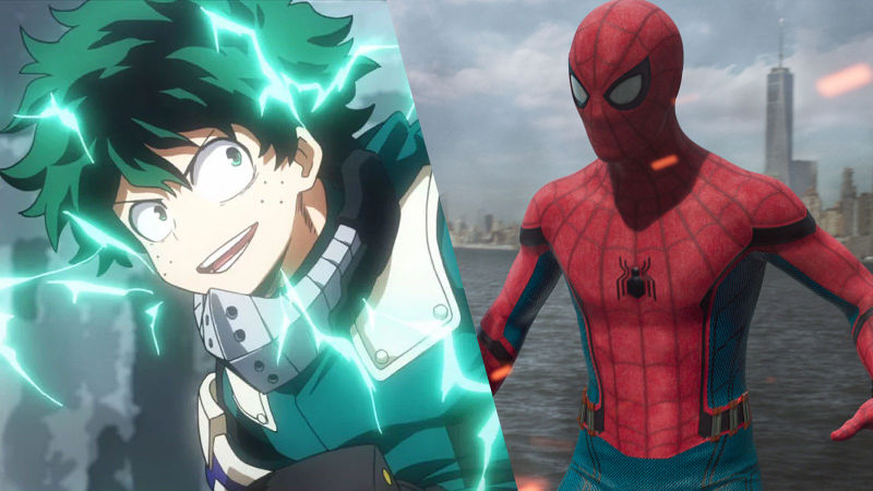 My Hero Academia y Spider-Man chocan en un crossover