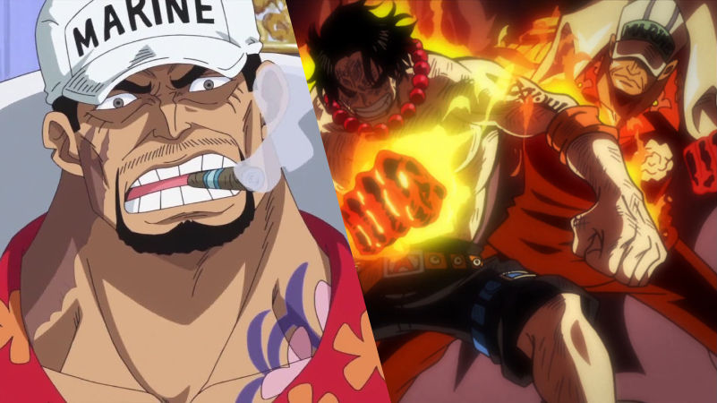 Así se vería Akainu de One Piece si fuera mujer