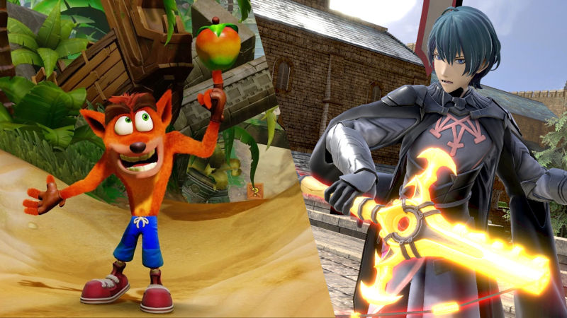 Smash Bros. Ultimate: Filtrador de Byleth asegura que Crash será el próximo