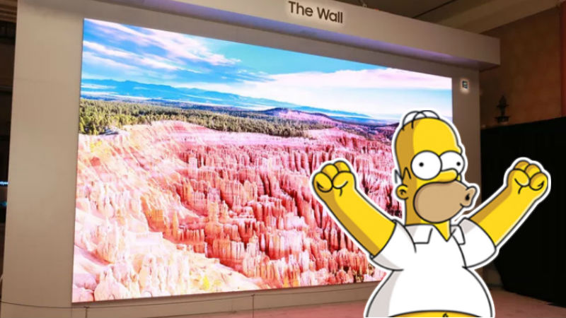 Samsung presenta Wall TV, su pantalla más grande en el mercado