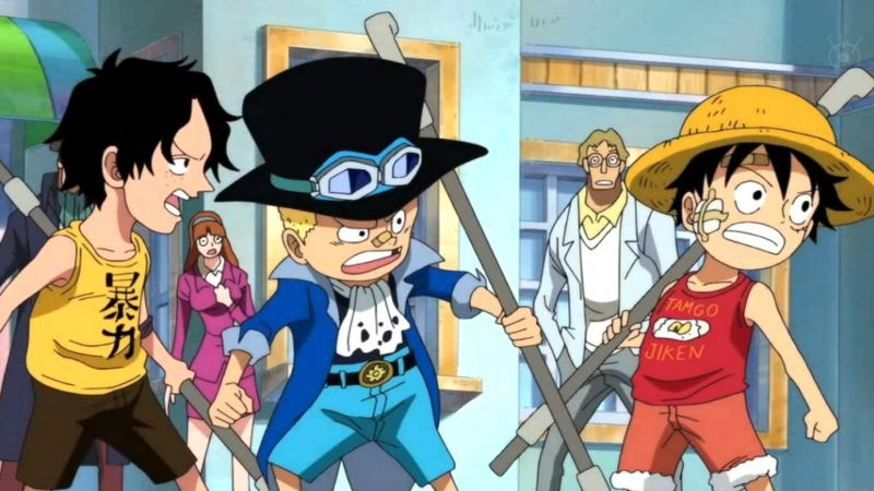 Luffy, Ace y Sabo de One Piece reunidos por el cosplay