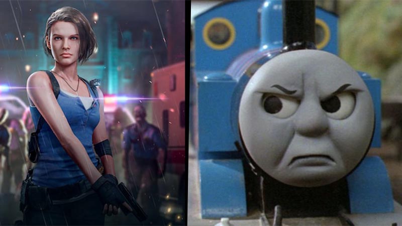 Thomas el tren llega a Resident Evil 3 Remake