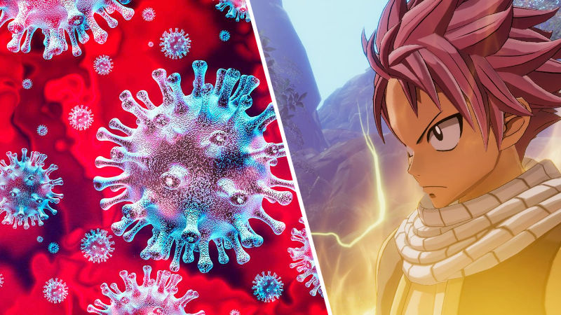 El juego de Fairy Tail se retrasa por el coronavirus
