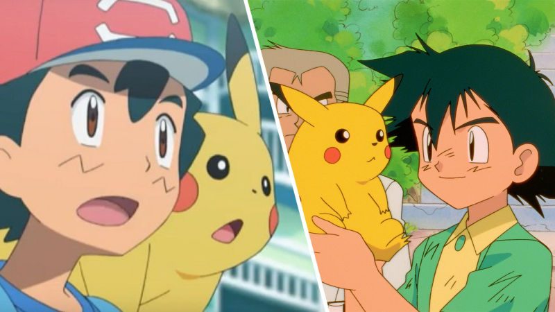 En un inicio, Ash Ketchum crecería en el anime de Pokémon