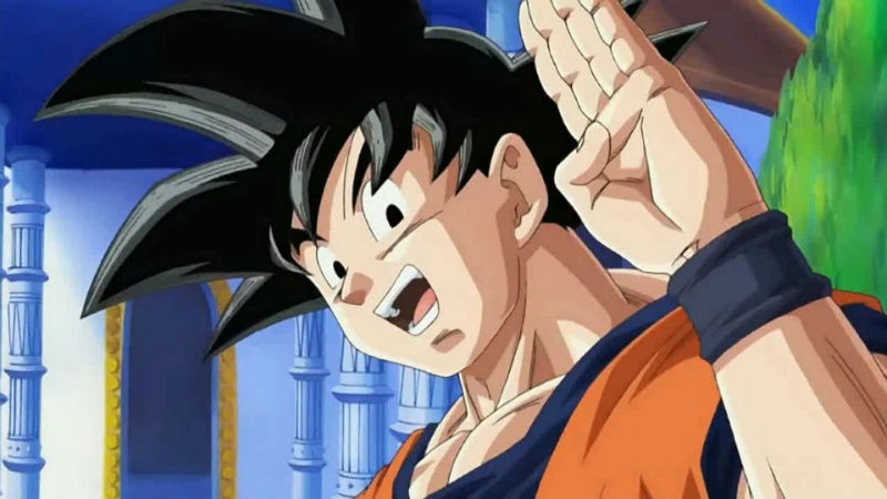 Imagen de Goku de Dragon Ball Saludando