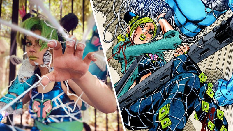 Jolyne Cujoh y Stone Free de JoJo's Bizarre Adventure consiguen nuevo cosplay