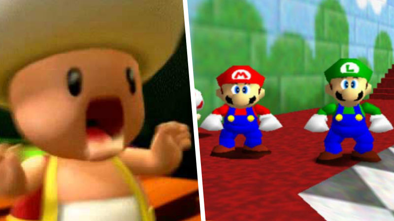 Luigi en Super Mario 64