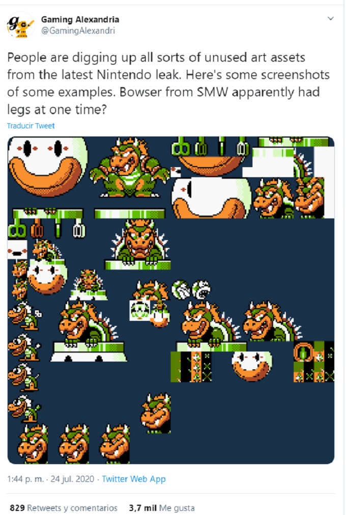 Imagen de Bowser en Super Mario World