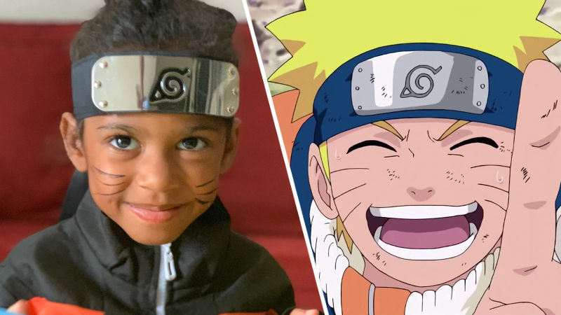 Naruto: Un tierno cosplay 'cumpleañero' se vuelve viral
