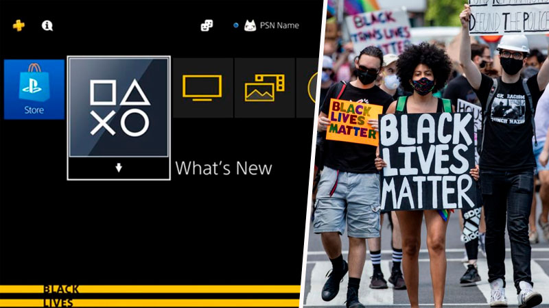 PlayStation 4 Black Lives Matter