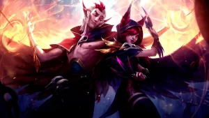 league of legends, cosplay, xayah, rakan, , shirogane sama