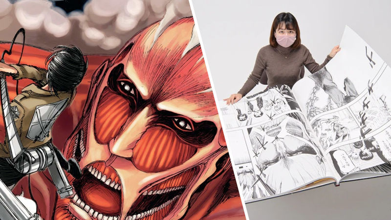 Manga gigante de Shingeki no Kyojin se agota en minutos