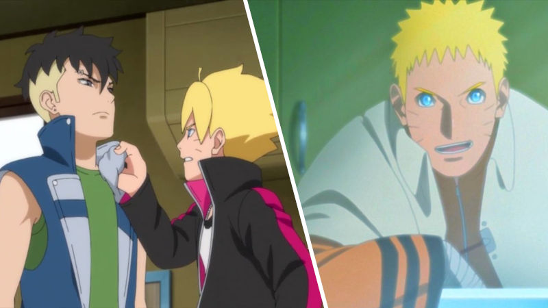 El anime de Boruto cambió un poco la relación de Naruto y Kawaki