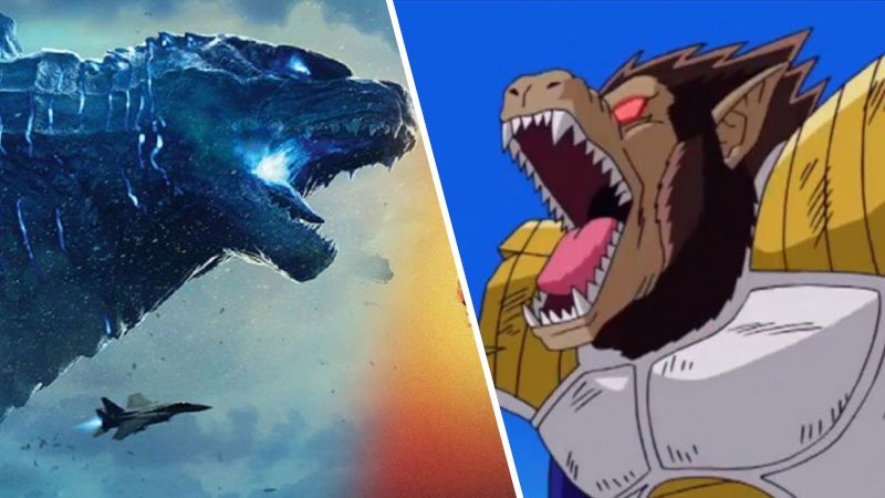 Godzilla contra Vegeta de Dragon Ball como simio gigante, un duelo injusto