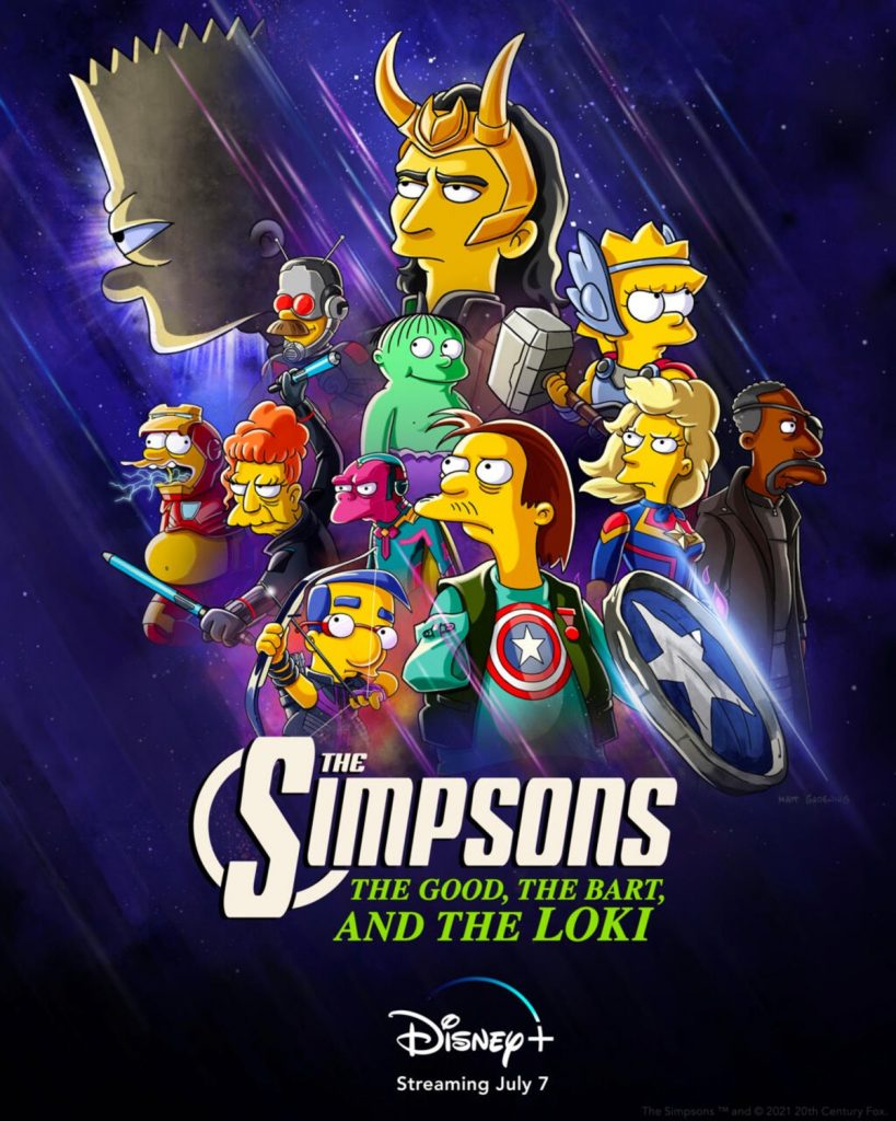 Loki con Los Simpson