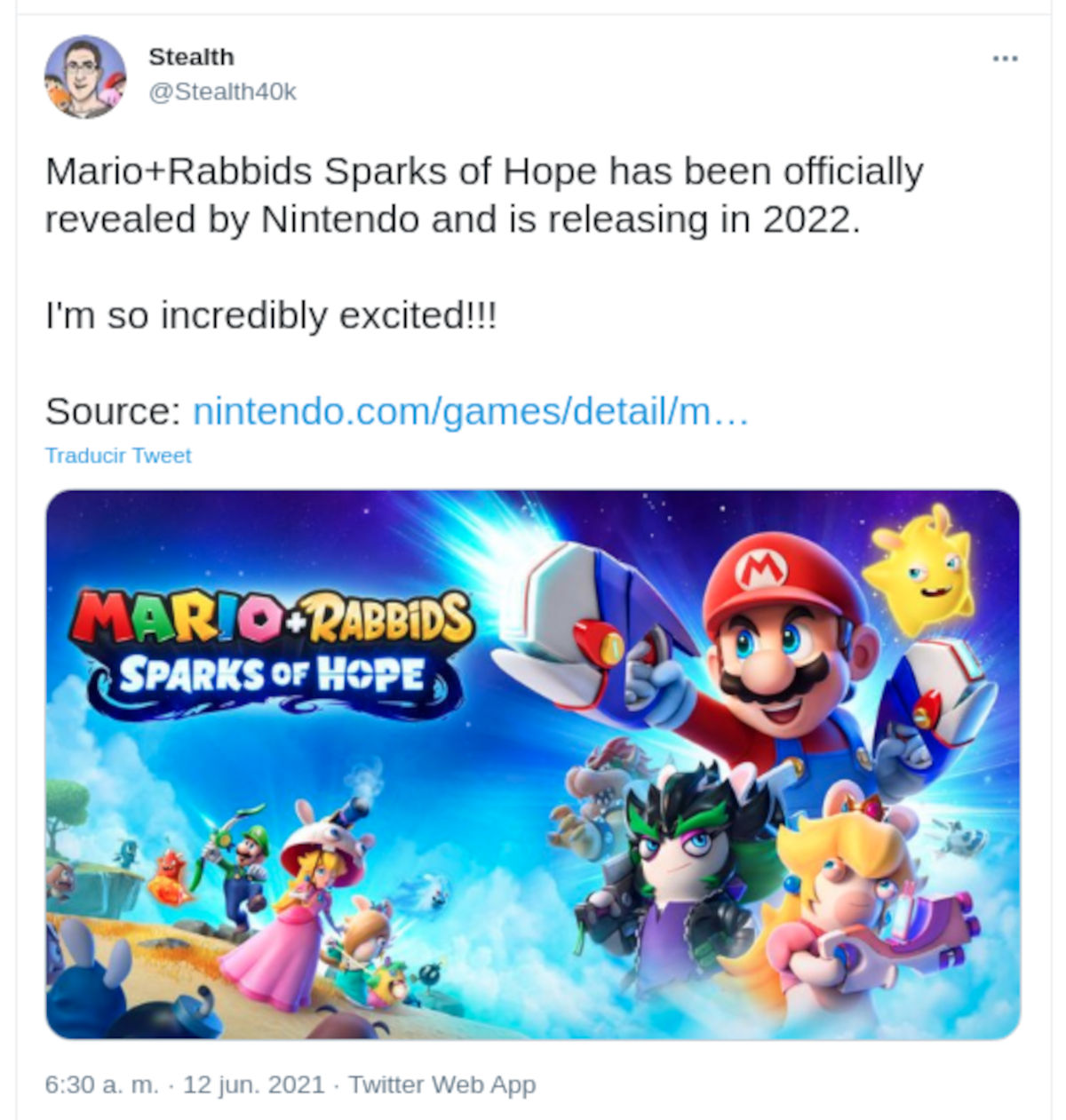 Mario + Rabbids Sparks of Hope filtrado antes de tiempo
