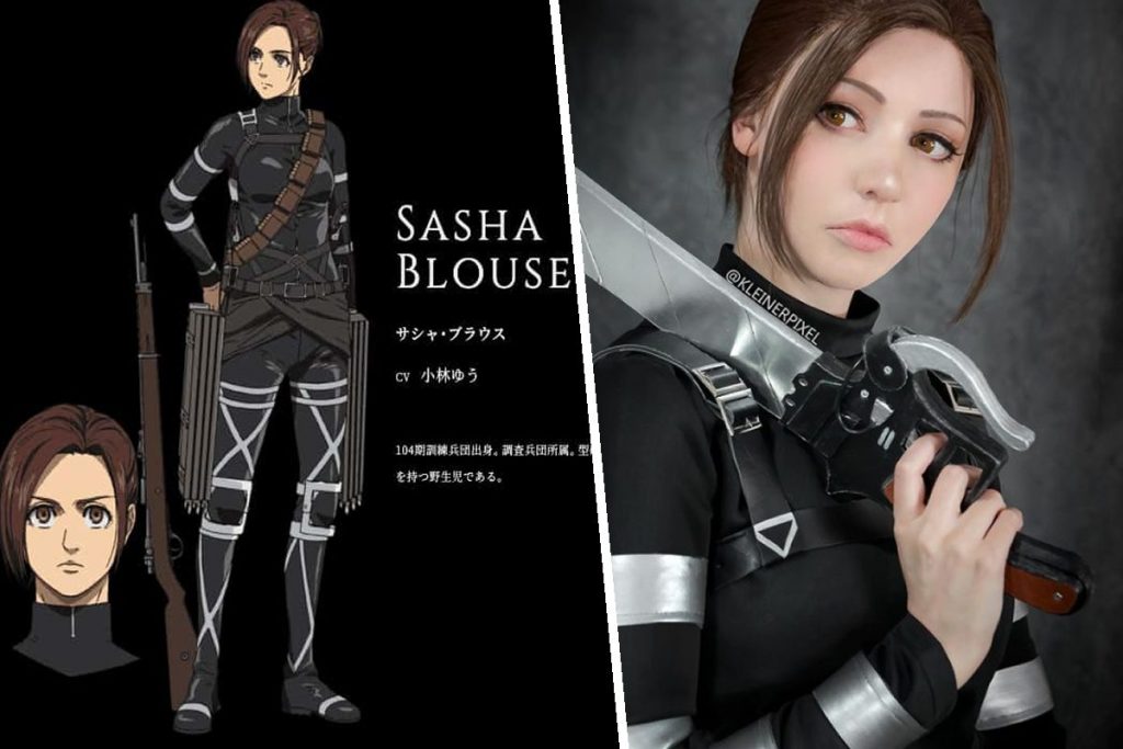 Shingeki no kyojin Sasha Blouse cosplay 