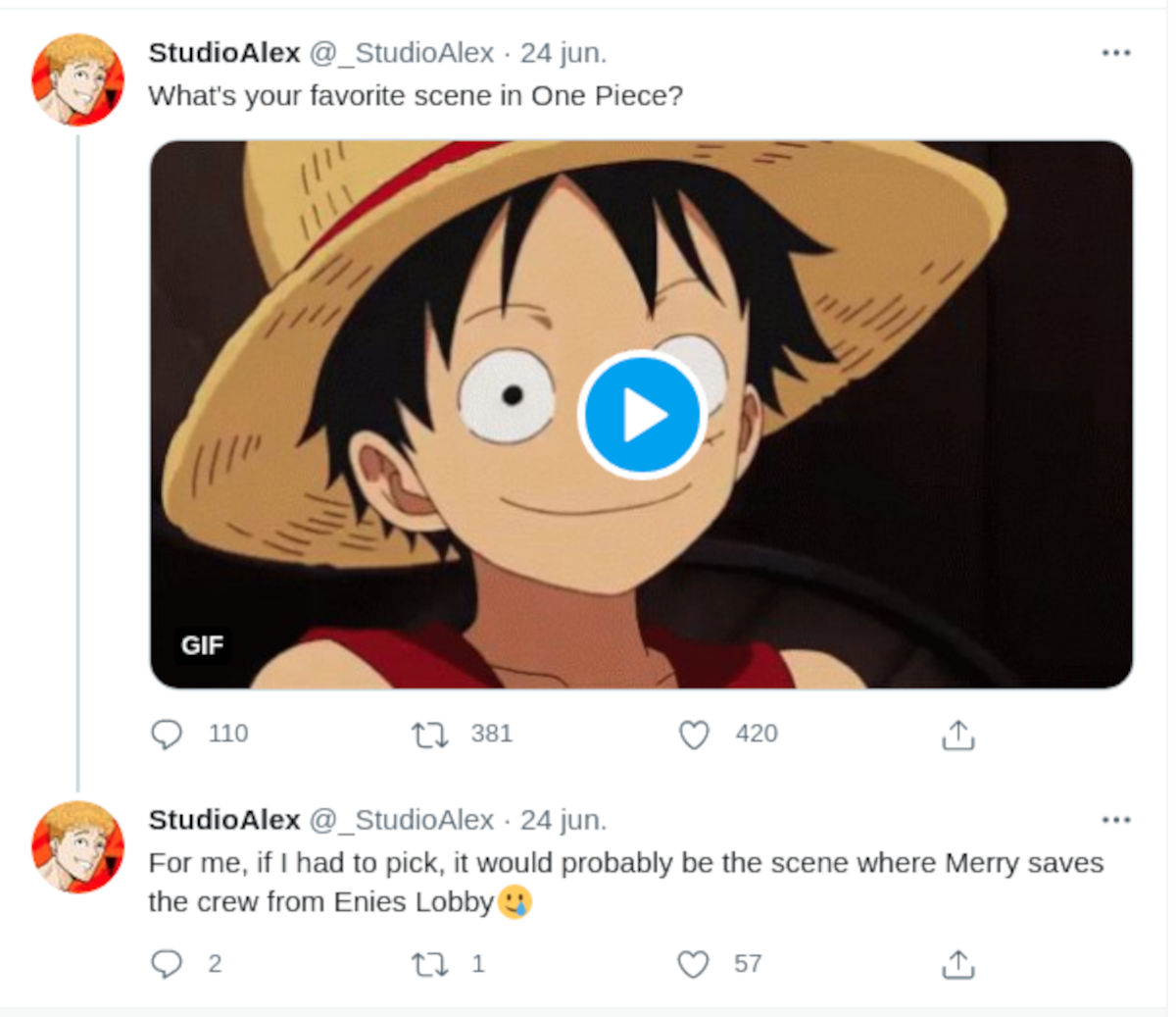 Fans recuerdan los mejores momentos de One Piece