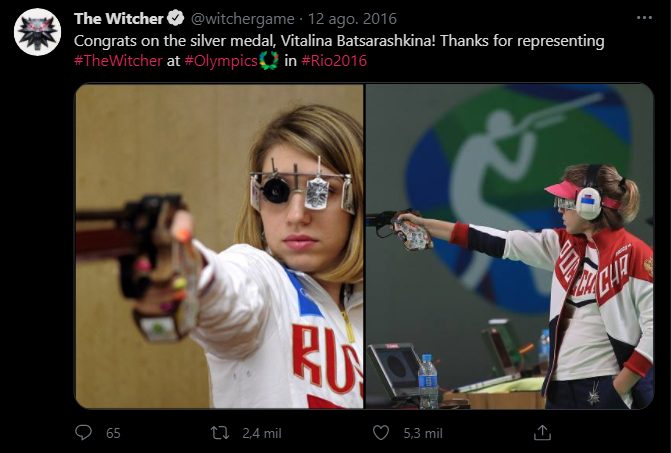 juegos olímpicos tokio 2020 the witcher russian athlete