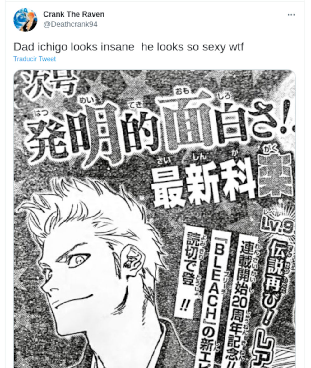 Así reaccionaron los fans a la nueva apariencia de Ichigo en Bleach