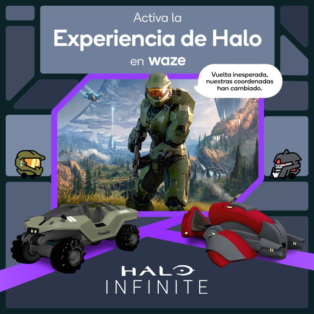 Halo y Waze inician curiosa colaboración