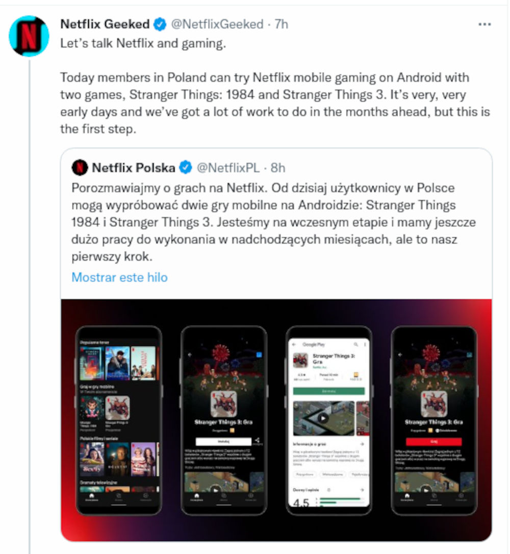 Netflix comienza a agregar juegos a su servicio