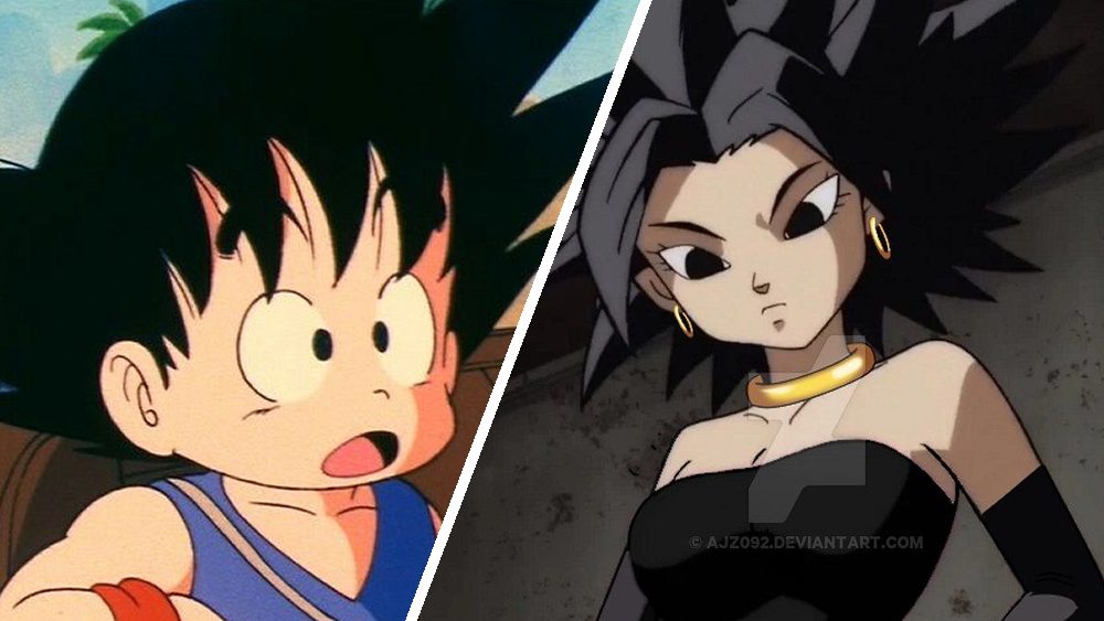 Dragon Ball: En un mundo alterno, Goku niño y Caulifla se conocieron