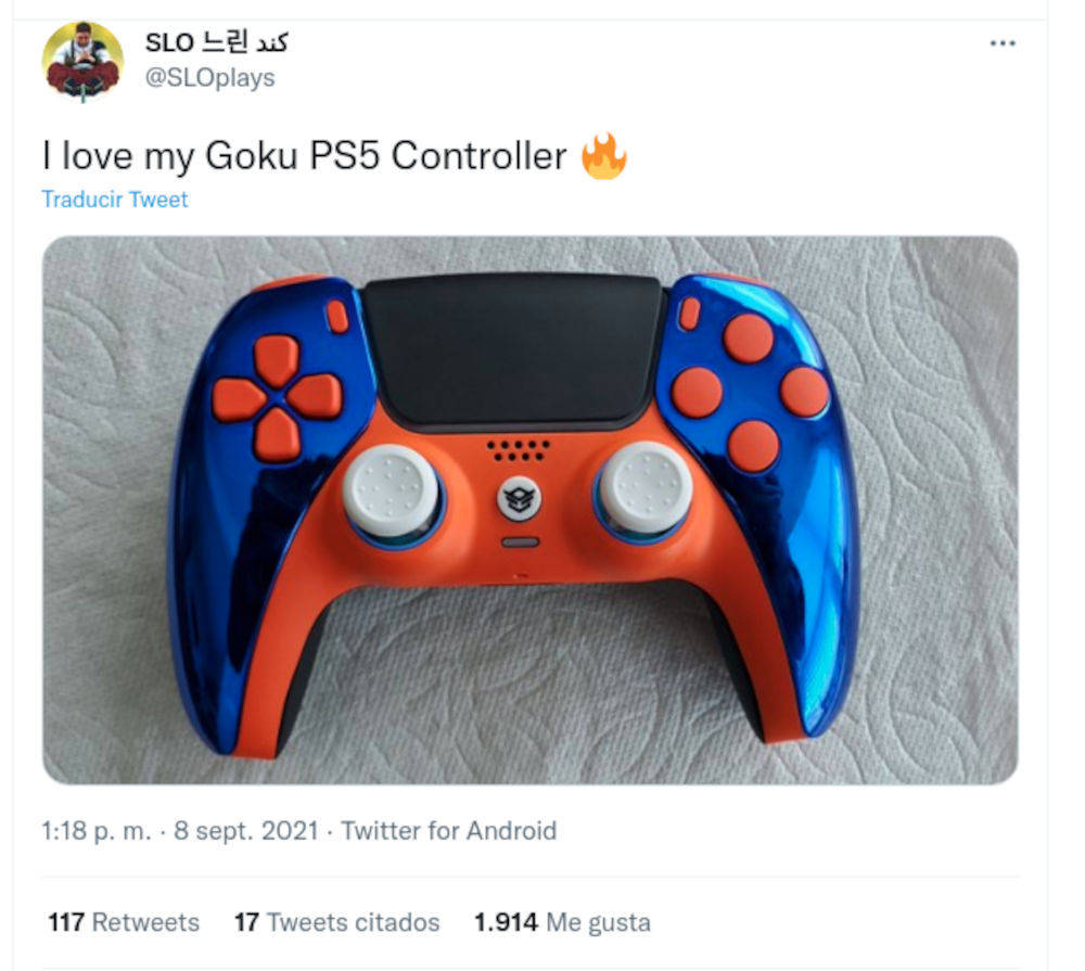 Crean control de PS5 personalizado de Dragon Ball