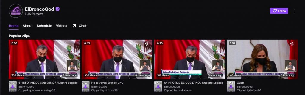 México Gobernador streeamer Twitch El Bronbo ElbroncoGod