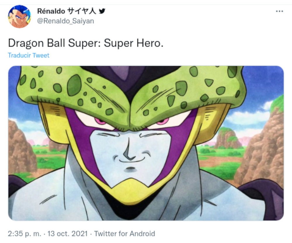 Cell en Dragon Ball Super: Super Hero es lo que quieren algunos