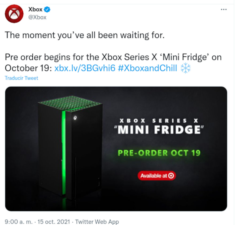 El Xbox Series X ‘Mini Fridge’ sale a la venta… ¡y se agota!