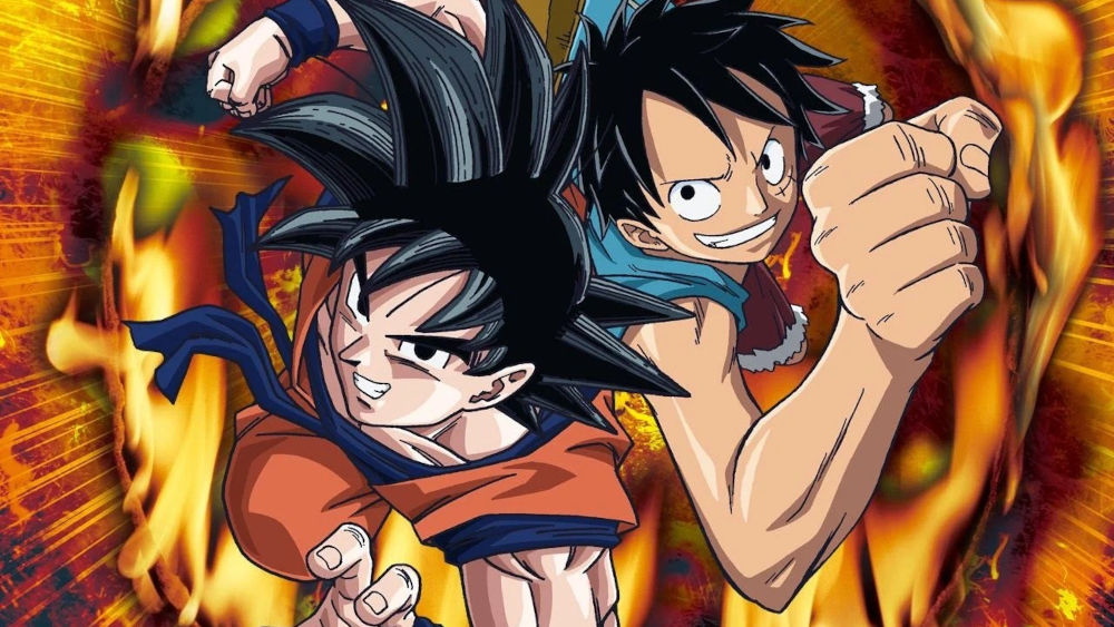 Artista diseña a Goku y Luffy de Dragon Ball y One Piece con estilo realista