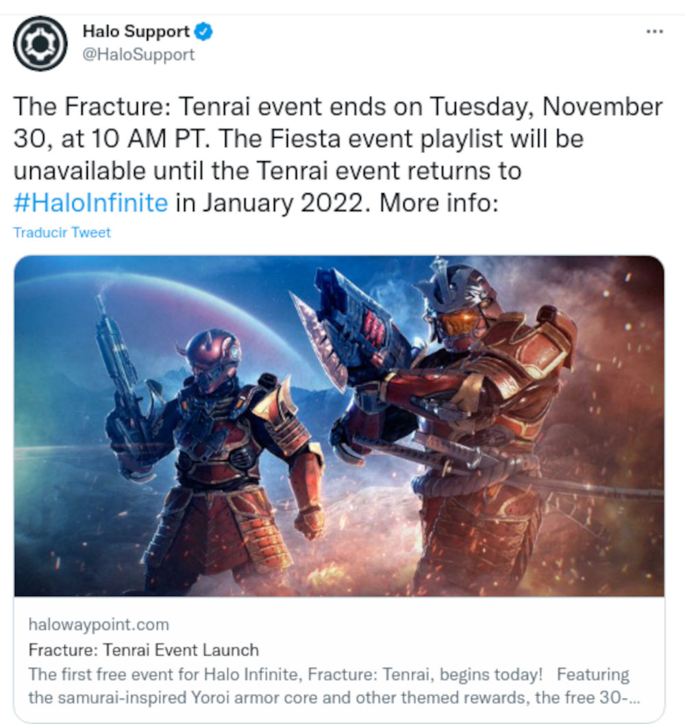 Después de las críticas, Halo Infinite concluye su primer evento