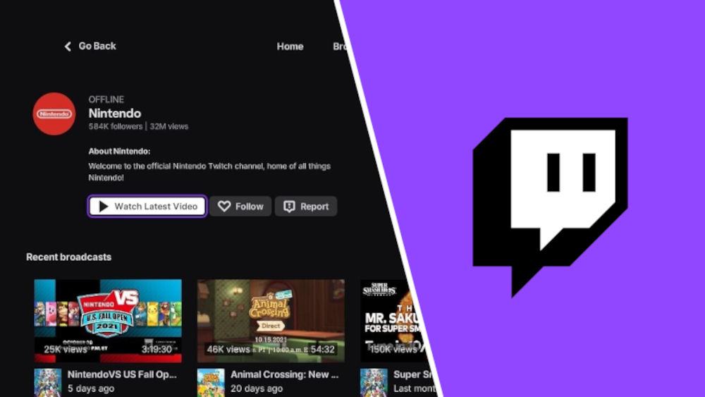 Twitch disponible en la eShop de Nintendo Switch