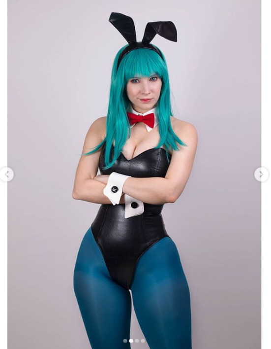 enji night bulma bunny cosplay dragon ball