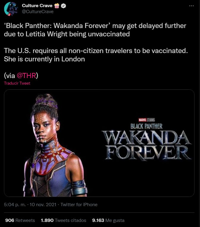 Letitia Wright black panther: wakanda forever